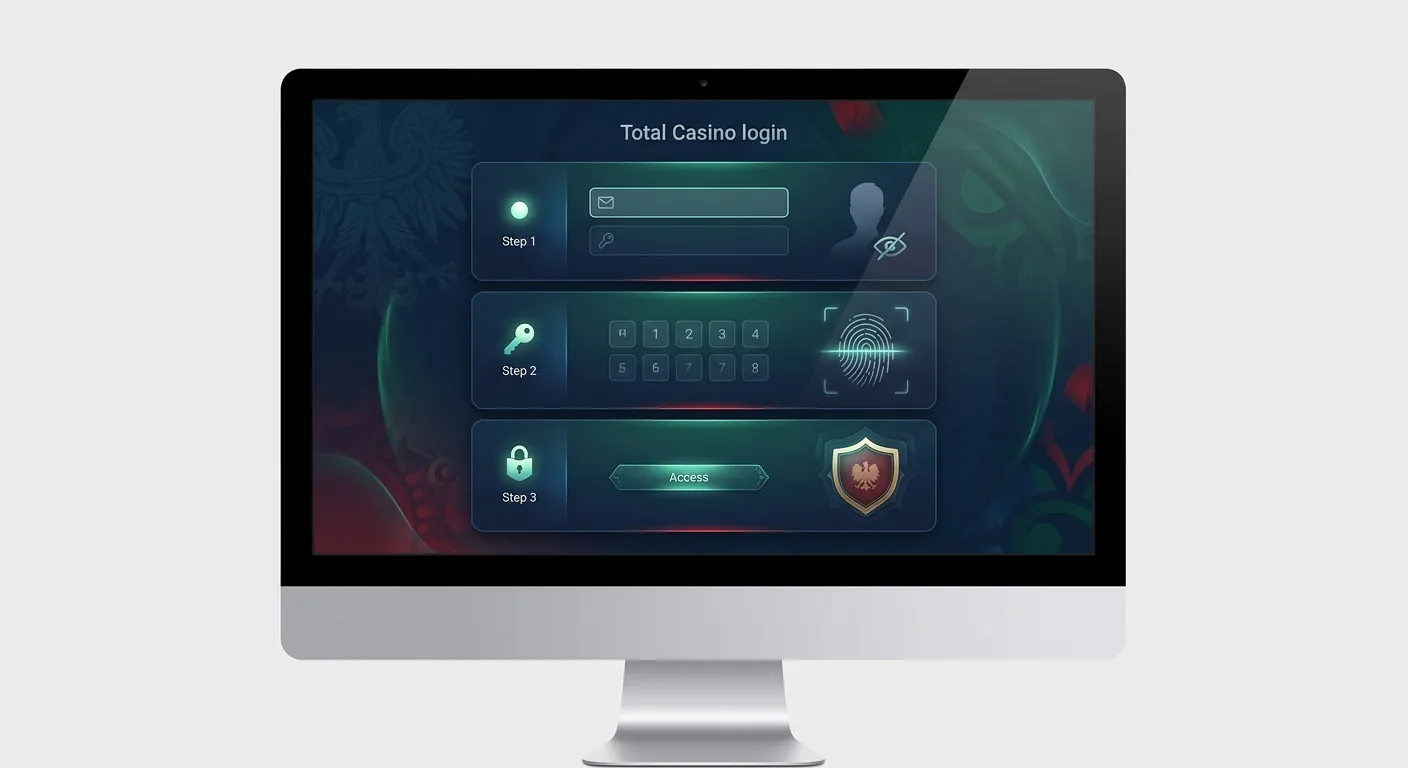 Total Casino logowanie – trzy kroki wejścia na konto na komputerze